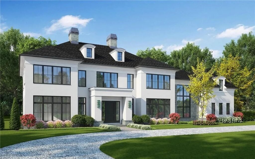 Architectural rendering of the proposed home at Private Estate
